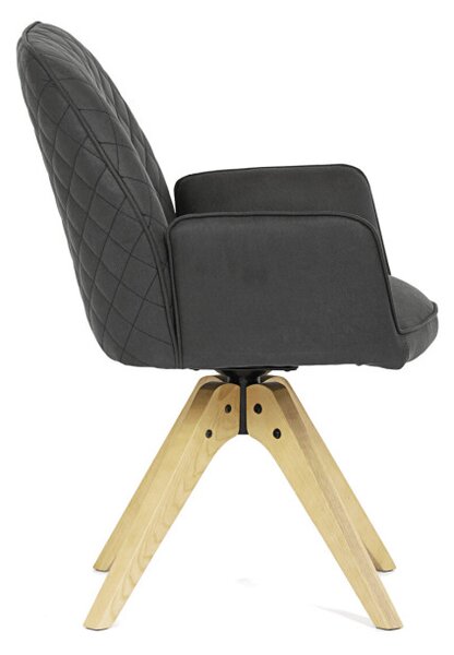 Jedálenská stolička čierna HC-539 BK3