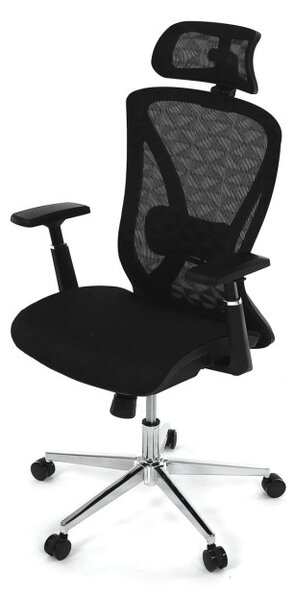 Kancelárska stolička čierna KA-S258 BK
