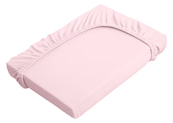 Prestieradlo JERSEY ELASTIC svetlá ružová 60x120 cm