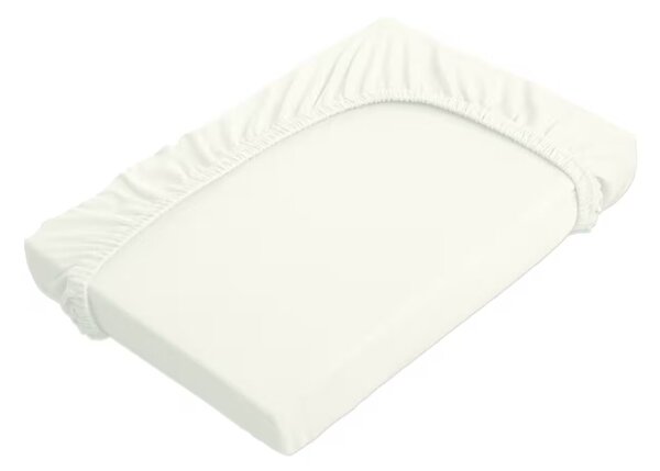 Prestieradlo JERSEY ELASTIC smotanová 90x200 cm