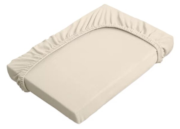 Prestieradlo JERSEY ELASTIC béžová 90x200 cm