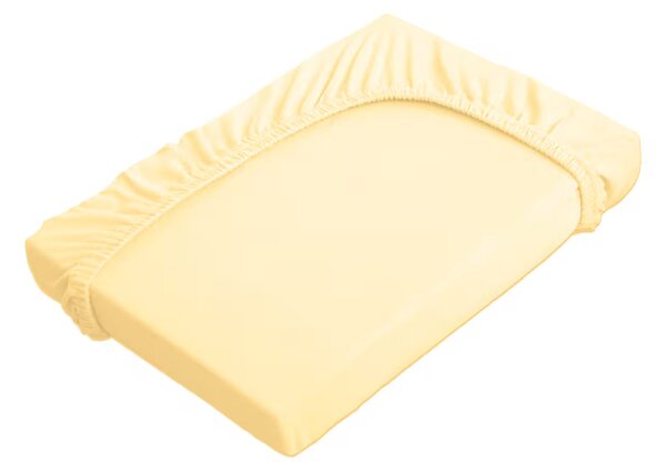 Prestieradlo JERSEY ELASTIC banánová 90x200 cm