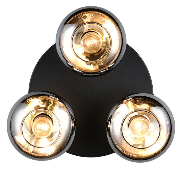 Stropné svietidlo 3x E14 dymová IP20 TRIO Reality DIVINA R66643054