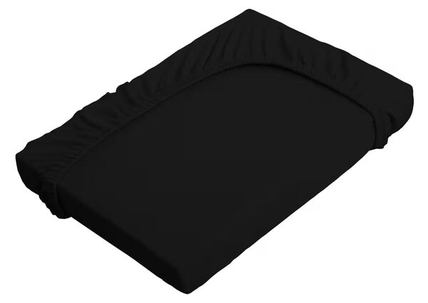 Prestieradlo JERSEY ELASTIC čierna 90x200 cm