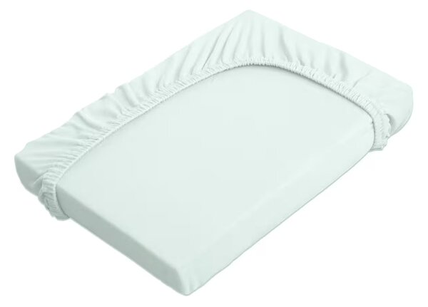 Prestieradlo JERSEY ELASTIC aqua modrá 90x200 cm