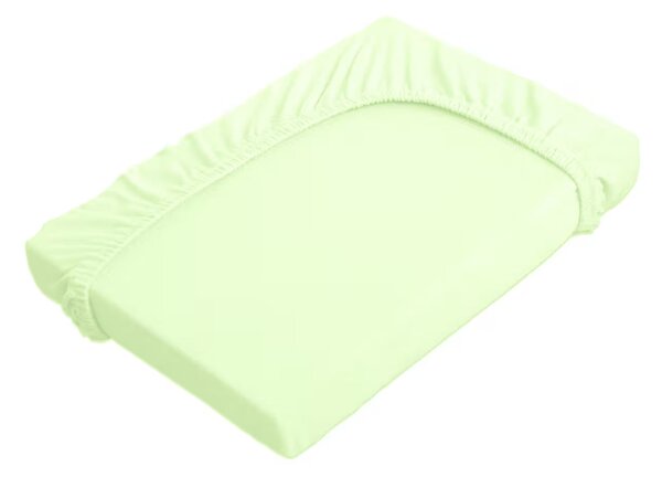 Prestieradlo JERSEY ELASTIC svetlá zelená 90x200 cm