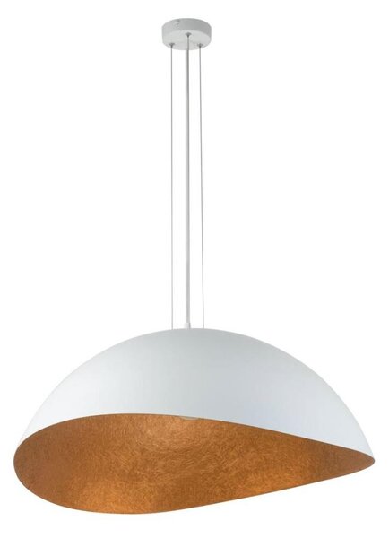 Luster na lanku SOLARIS 1xE27/60W/230V biela/medená