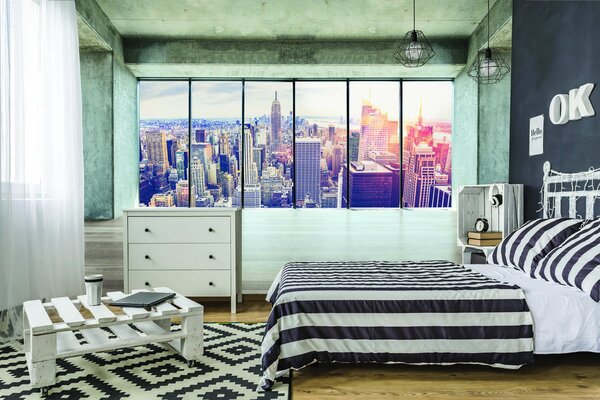 Fototapeta - Pohľad na New York City (152,5x104 cm)