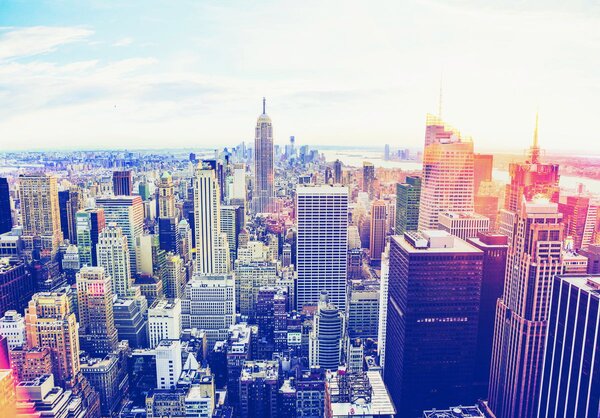 Fototapeta - Pohľad na New York City (152,5x104 cm)