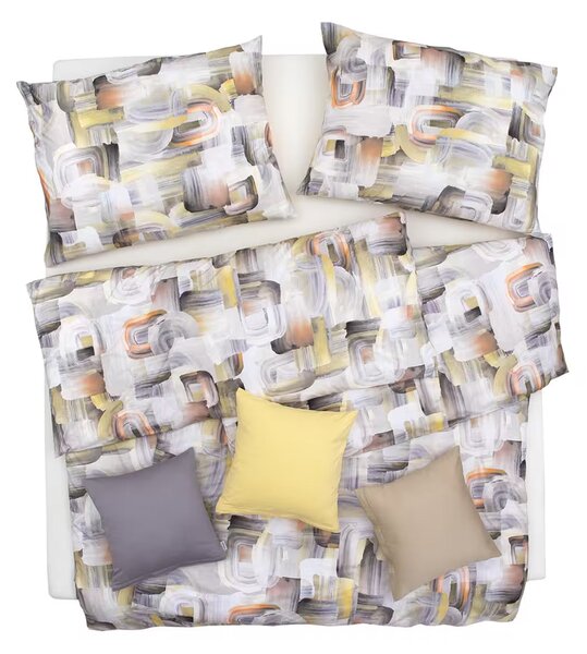 Obliečky ART JERSEY abstrakt bežný 1x paplón 140x200 + 1x vankúš 70x90 cm