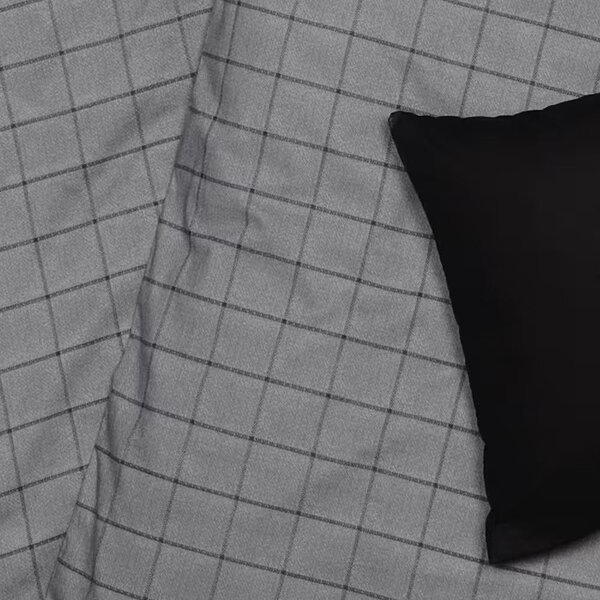 Obliečky SATÉN PLUS kocka bežný 1x paplón 140x200 + 1x vankúš 70x90 cm