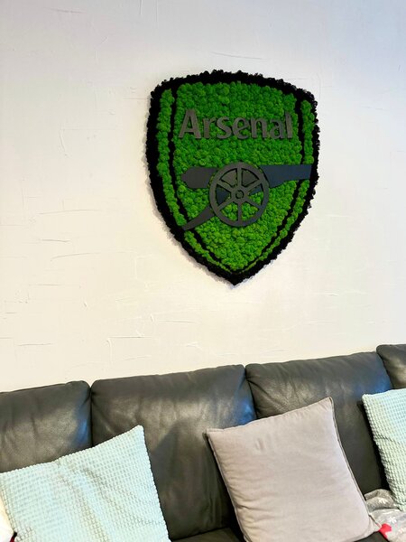 Machové logo - ARSENAL Veľkosť: 57cm x 49cm