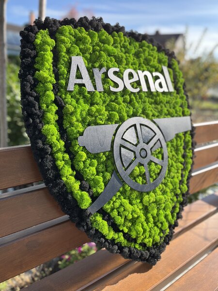 Machové logo - ARSENAL Veľkosť: 57cm x 49cm