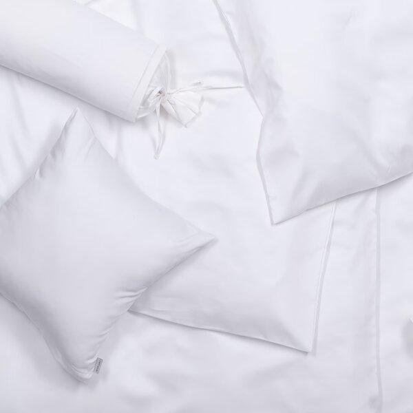 Obliečky SATÉN TENCEL PLUS biela bežný 1x paplón 140x200 + 1x vankúš 70x90 cm