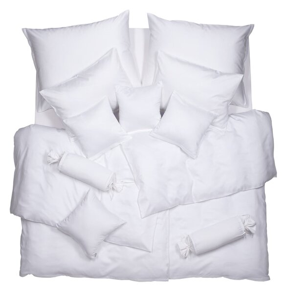 Obliečky SATÉN TENCEL PLUS biela bežný 1x paplón 140x200 + 1x vankúš 70x90 cm
