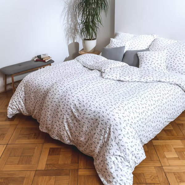 Obliečky JERSEY lietadlá bežný 1x paplón 140x200 + 1x vankúš 70x90 cm