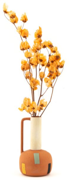 Sušené kvety Bougainvillea Branch - oranžová