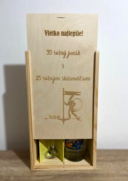 Darčekový drevený box s vlastnou personalizáciou