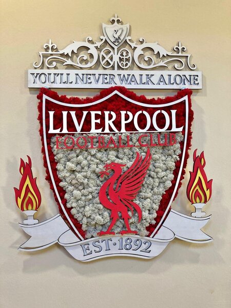Machové logo - LIVERPOOL Veľkosť: 44x60cm