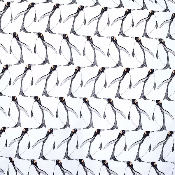 Obliečky KLASIK SOFT penguins bežný 1x paplón 140x200 + 1x vankúš 70x90 cm
