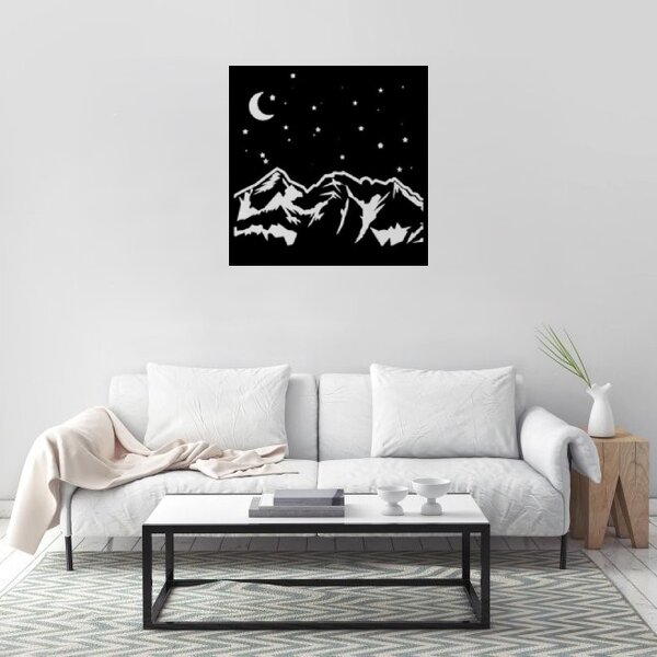 Obraz - moc hôr – noc a deň Veľkosť rámu: 29x29cm - noc