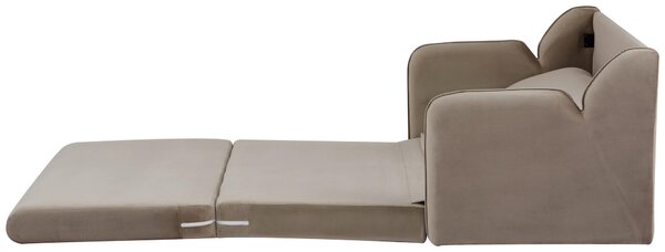 ROZKLADACIA POHOVKA, textil, svetlohnedá MID.YOU - Sedačky, Online Only