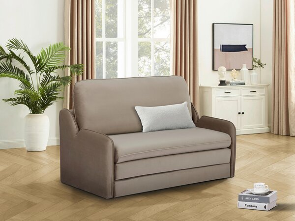 ROZKLADACIA POHOVKA, textil, svetlohnedá MID.YOU - Sedačky, Online Only