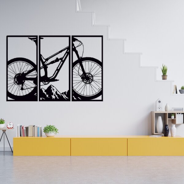Obraz - bicykel na tri časti Veľkosť rámu: 55x38cm