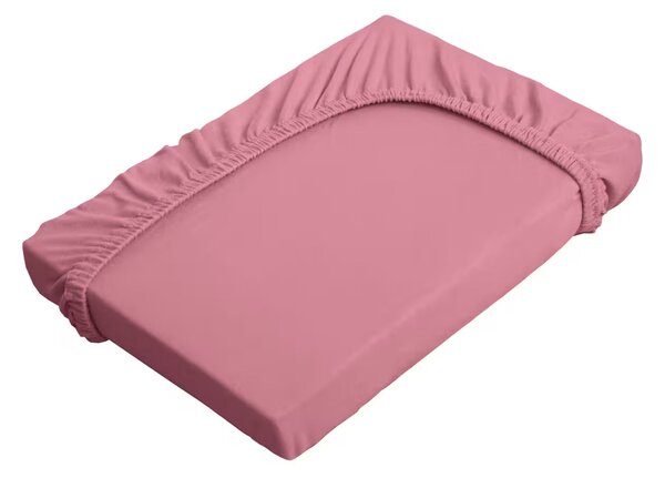 Prestieradlo JERSEY ELASTIC staroružová 90x200 cm