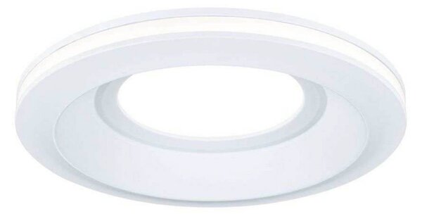 Paulmann Zapustené LED svietidlo Sormus, biele, Ø 10 cm, IP65, 3 ks, Biela / opálová, Kúpeľňa, Plast, Moderný, Zapustené okrúhle