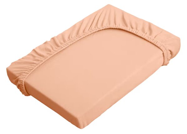 Prestieradlo JERSEY ELASTIC lososová 90x200 cm
