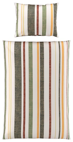 POSTEĽNÁ BIELIZEŇ, satén, zelená, 140/200 cm Bio:Vio - Obliečky & plachty