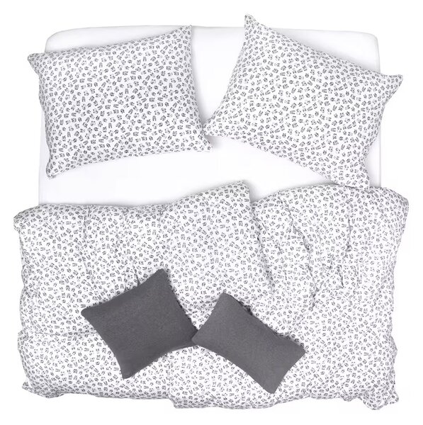 Obliečky JERSEY ovečky detský 1x paplón 90x135 + 1x vankúš 45x65 cm