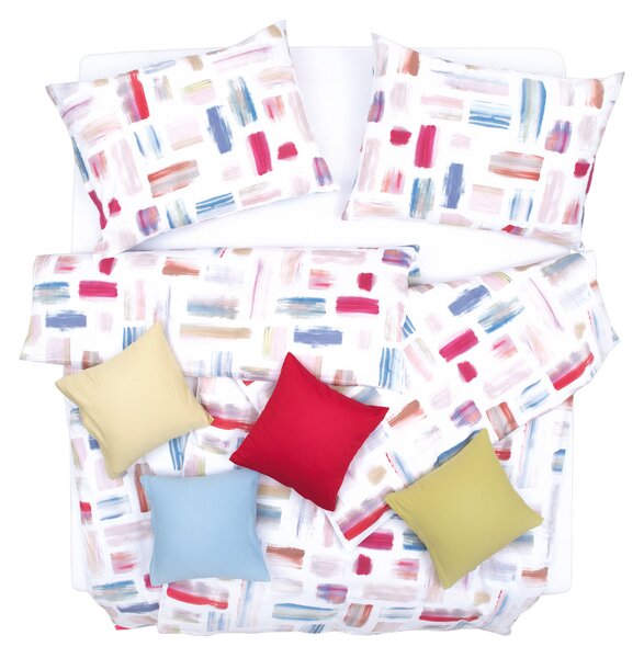Obliečky SATÉN DESIGN color bežný 1x paplón 140x200 + 1x vankúš 70x90 cm