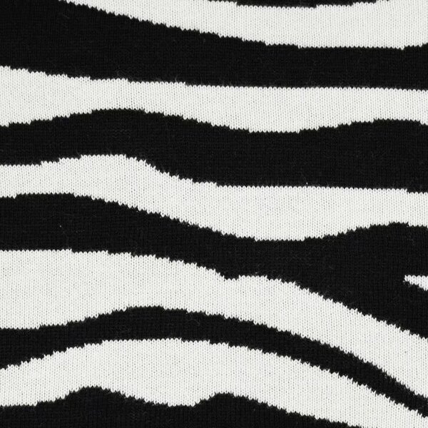 Dekoračný návlek pletený DESIGN zebra 45x45 cm