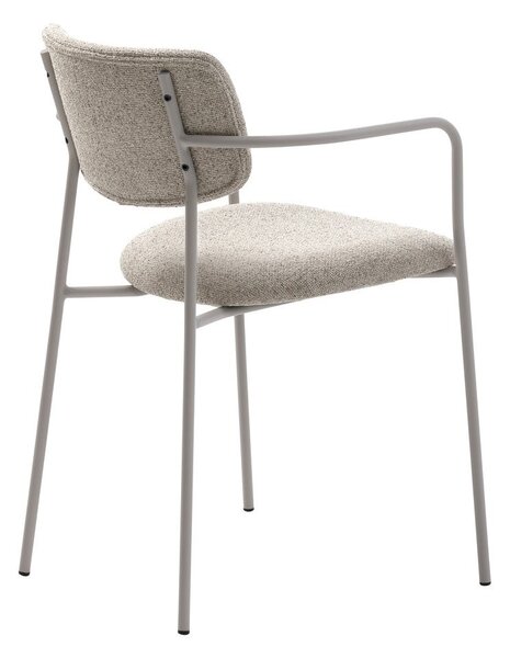 Krémovobiela jedálenská stolička Zama – Unique Furniture