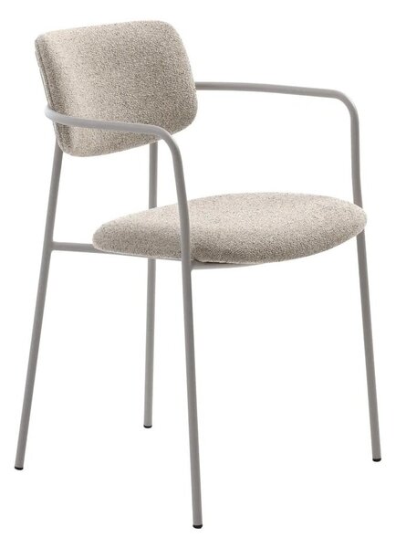 Krémovobiela jedálenská stolička Zama – Unique Furniture