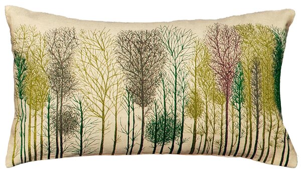 Dekoračný návlek ART NATURE trees smotanová zelená 30x50 cm