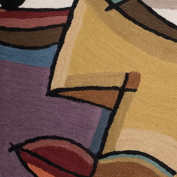 Dekoračný návlek ART WOOL picasso modrá 45x45 cm