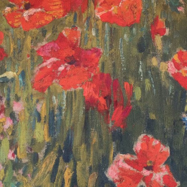 Dekoračný návlek ART VELVET vlčie maky 45x45 cm