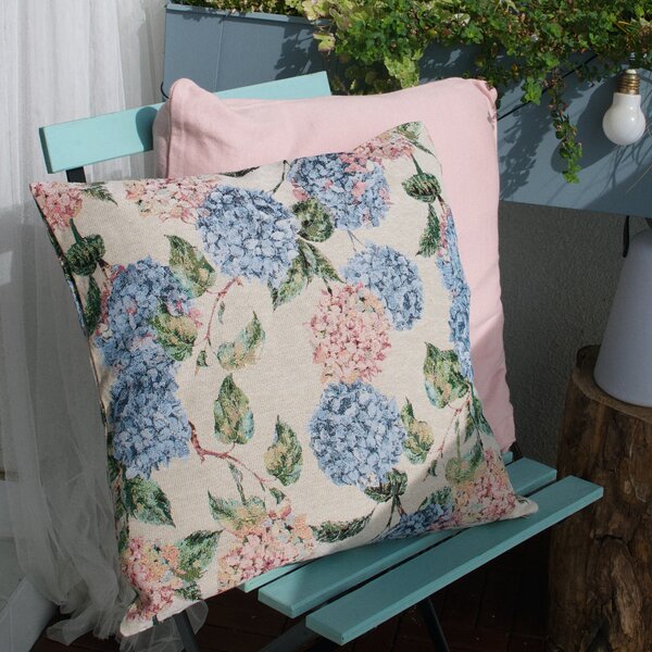 Dekoračný návlek SOFA hortenzia 45x45 cm