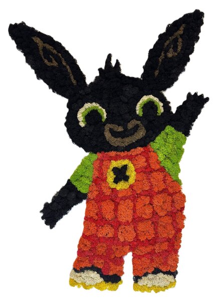Machový obraz - Zajo JAJO Veľkosť: 40cm x 29cm
