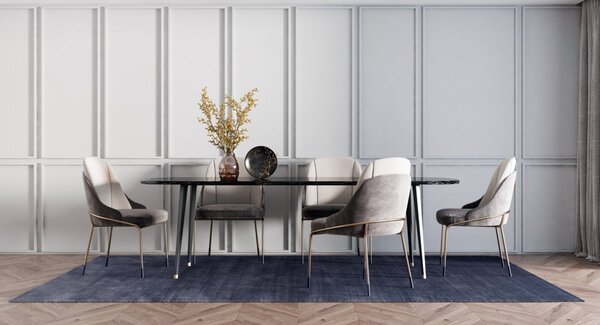 Koberec kusový Carpet Decor Handmade - PLAIN STEEL GRAY Rozmer koberca: 160x230 cm