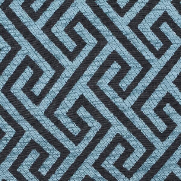 Dekoračný návlek SOFAS kristal aqua čierna 45x45 cm