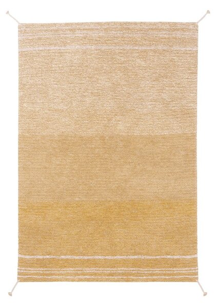 Okrovožltý bavlnený koberec 80x140 cm Twin Amber – Lorena Canals