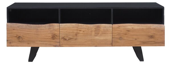 Dizajnový TV stolík Maalik 140 cm akácia