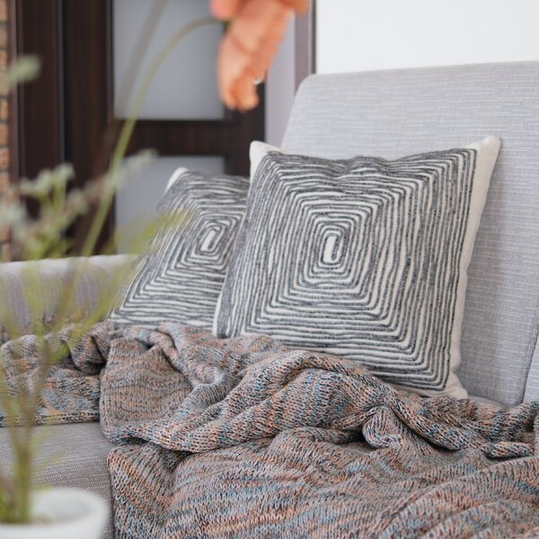 Deka pletená MELANGE LUREX melír pastelová 130x190 cm