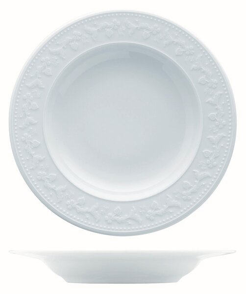 ASIR Porcelánová jedálenská súprava 24 ks RUSTIK LEAF biela