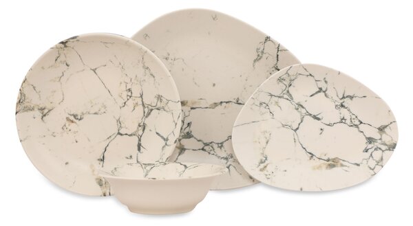 ASIR Porcelánová jedálenská súprava 24 ks MARBLE