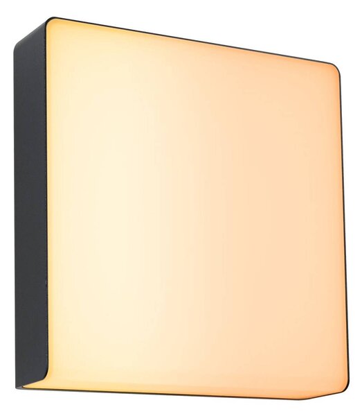 Paulmann LED vonkajšie nástenné svietidlo Azalena zigbee, 2200K, čierna